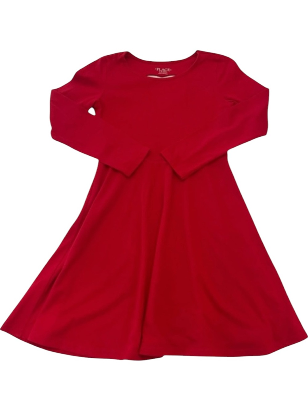 Children’s Place Girls Dress Bundle 7/8 Red Skater Heart Black Print School Lot